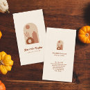Search for pottery business cards Boho