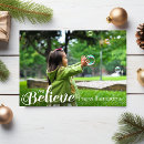 Search for believe in the magic of christmas cards Modern
