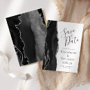 Search for black silver save date invitations Elegant