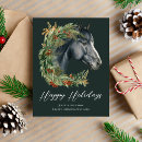 Search for equine christmas cards Wreath