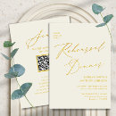 Search for cream rehearsal dinner invitations Minimalist