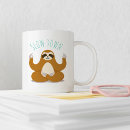 Search for yoga lotus mugs Sloth