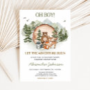 Search for let the adventure begin invitations Wood