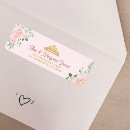 Search for quinceañera return address labels Pink