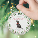 Search for black lab christmas tree decorations Dog