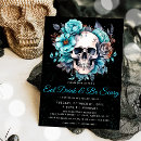 Search for eat drink and be scary invitations Gothic skull party