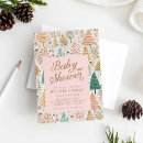 Search for christmas tree baby shower invitations Elegant