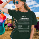Search for pre k teacher tshirts Nutrition