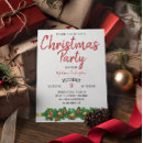 Search for ribbon christmas invitations Mistletoe