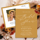 Search for burnt orange bridal shower invitations Script