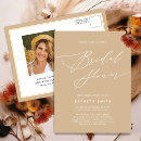 Search for beige bridal shower invitations Modern