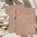 Search for blush pink rehearsal dinner invitations Minimalist