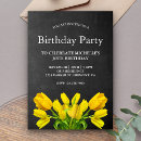 Search for tulip flowers birthday invitations Bloom