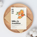 Search for tangerine wedding invitations Boho