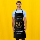 Search for funny greeting aprons For him