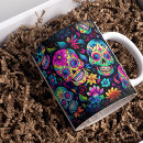 Search for mexican skeleton mugs Dia de los muertos
