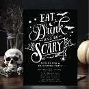 Search for drink wine invitations Black and white
