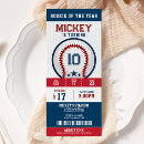 Search for baseball ticket birthday invitations Sports