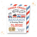 Search for choo choo two birthday invitations Watercolor