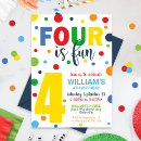 Search for baby boy fourth birthday invitations For kids