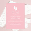 Search for baby footprint invitations Modern