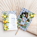 Search for lemon baby shower invitations Italian