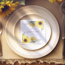 Search for sunflower wedding napkins Country