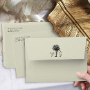 Search for tropical wedding envelopes Simple