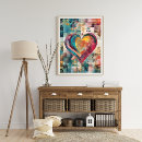 Search for heart abstract posters Abstract love symbol