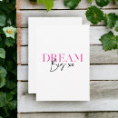 Search for big dreams cards Motivational