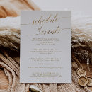 Search for itinerary timeline wedding invitations For her