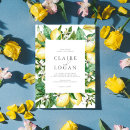 Search for white yellow wedding invitations Greenery