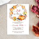 Search for pumpkin bridal shower invitations Botanical