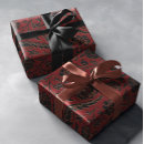 Search for black velvet wrapping paper Red