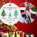 Search for family of 3 christmas tree decorations Babys first xmas