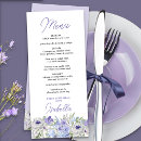 Search for lavender dinner menus Purple
