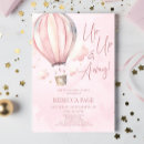 Search for up baby shower invitations Hot air balloon