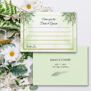 Search for green and gold wedding enclosure cards Traditional