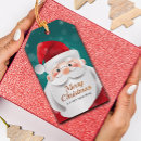 Search for santas face gift tags Xmas