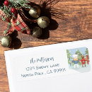 Search for cartoon bear return address labels Winter