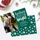 Search for paw print christmas cards From the dog