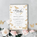 Search for butterfly bridal shower invitations Boho chic