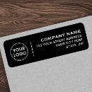 Search for add your logo return address labels Modern elegant