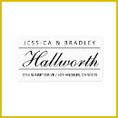 Search for pre addressed labels Black and white