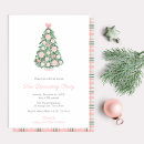 Search for tree decorating christmas invitations Watercolor
