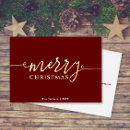 Search for dark red christmas cards Merry