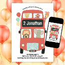Search for two wild 2nd birthday invitations Lion