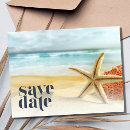 Search for starfish save the dates Beach