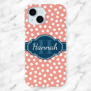 Search for pink polka dots iphone cases Navy blue