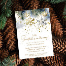 Search for a little snowflake baby shower invitations Gold